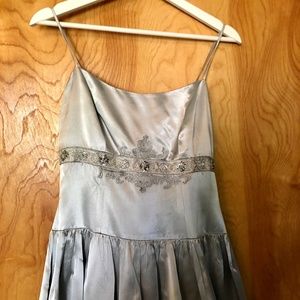 Cachet Evening Gown Silver
